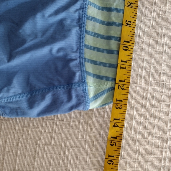 Ivivva by Lululemon Kids Speedy Shorts Blue Girls Size 12 Athletic Activewear - Picture 8 of 11